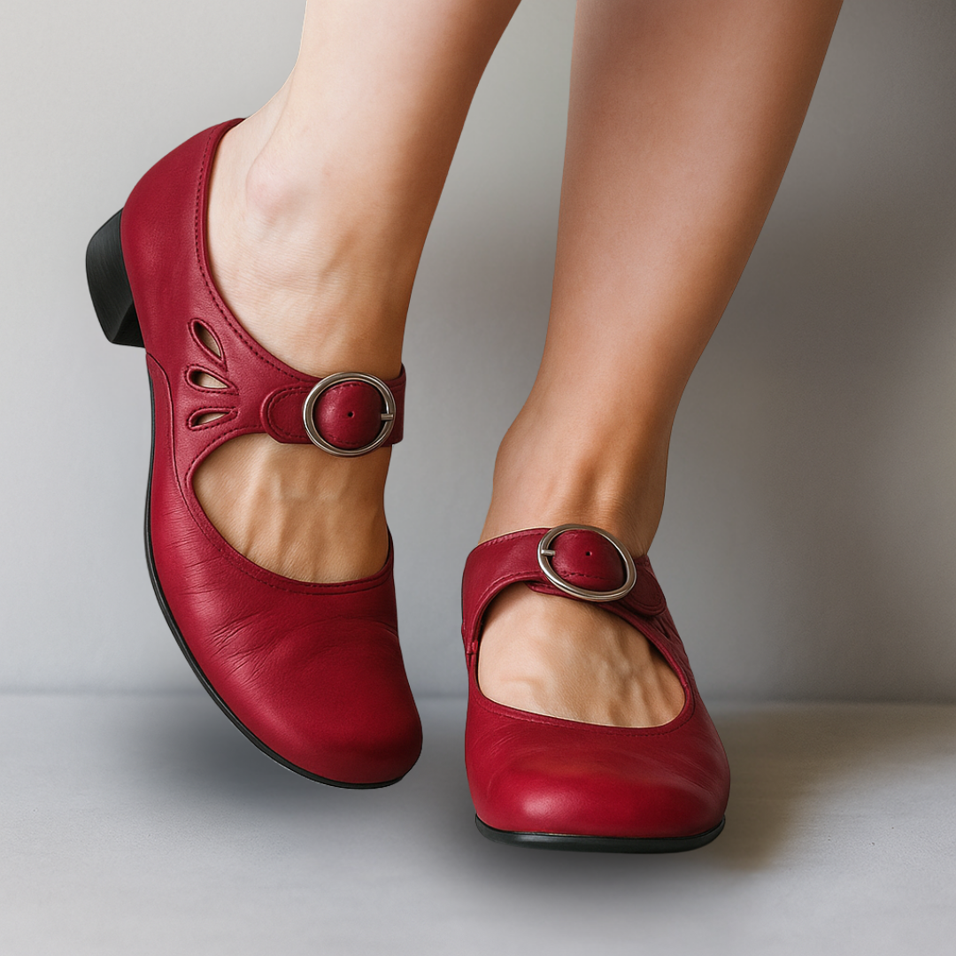 Els™ | Orthopedische leren sandalen met comfortabele sleezool
