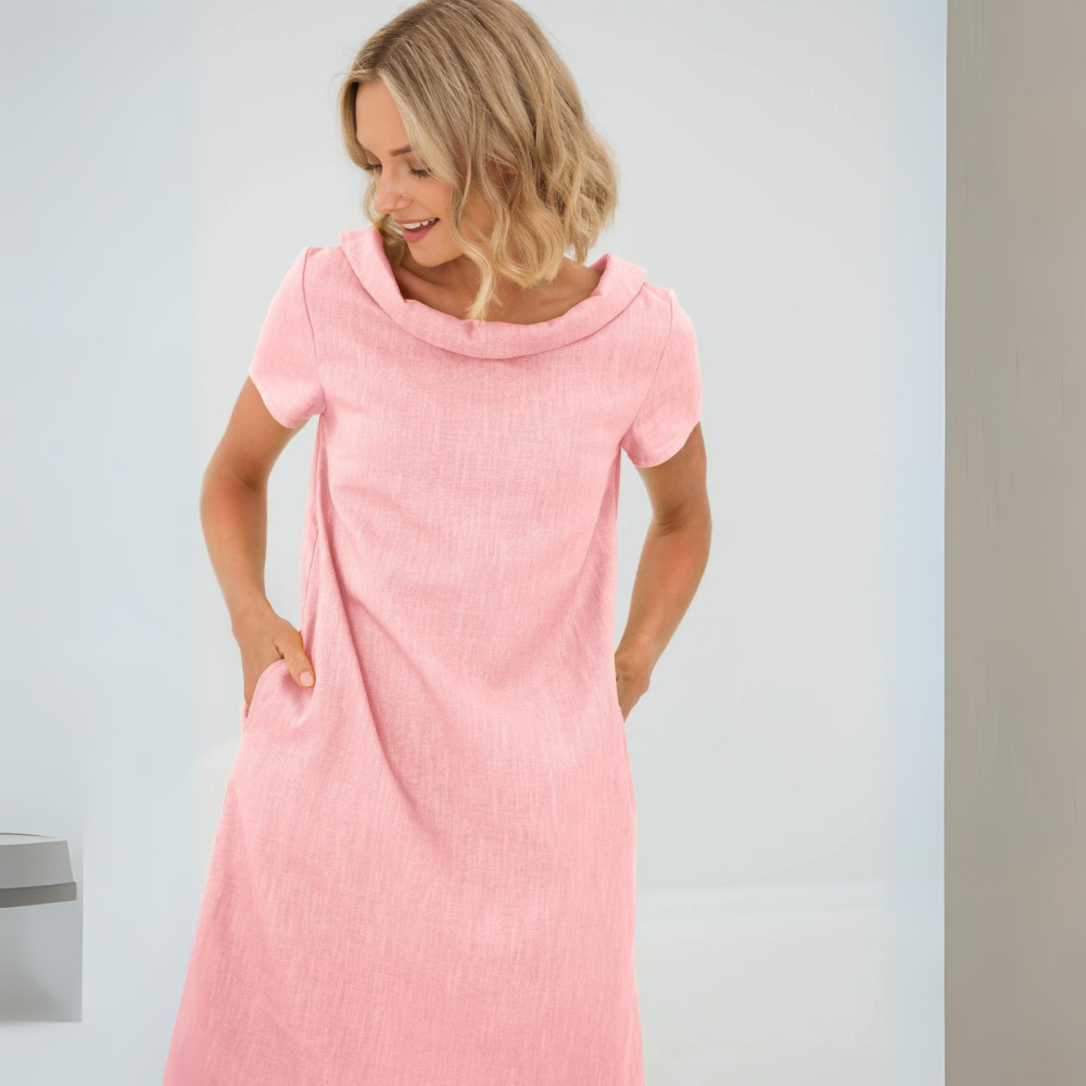 Alina™ | Zachte jurk met zakken