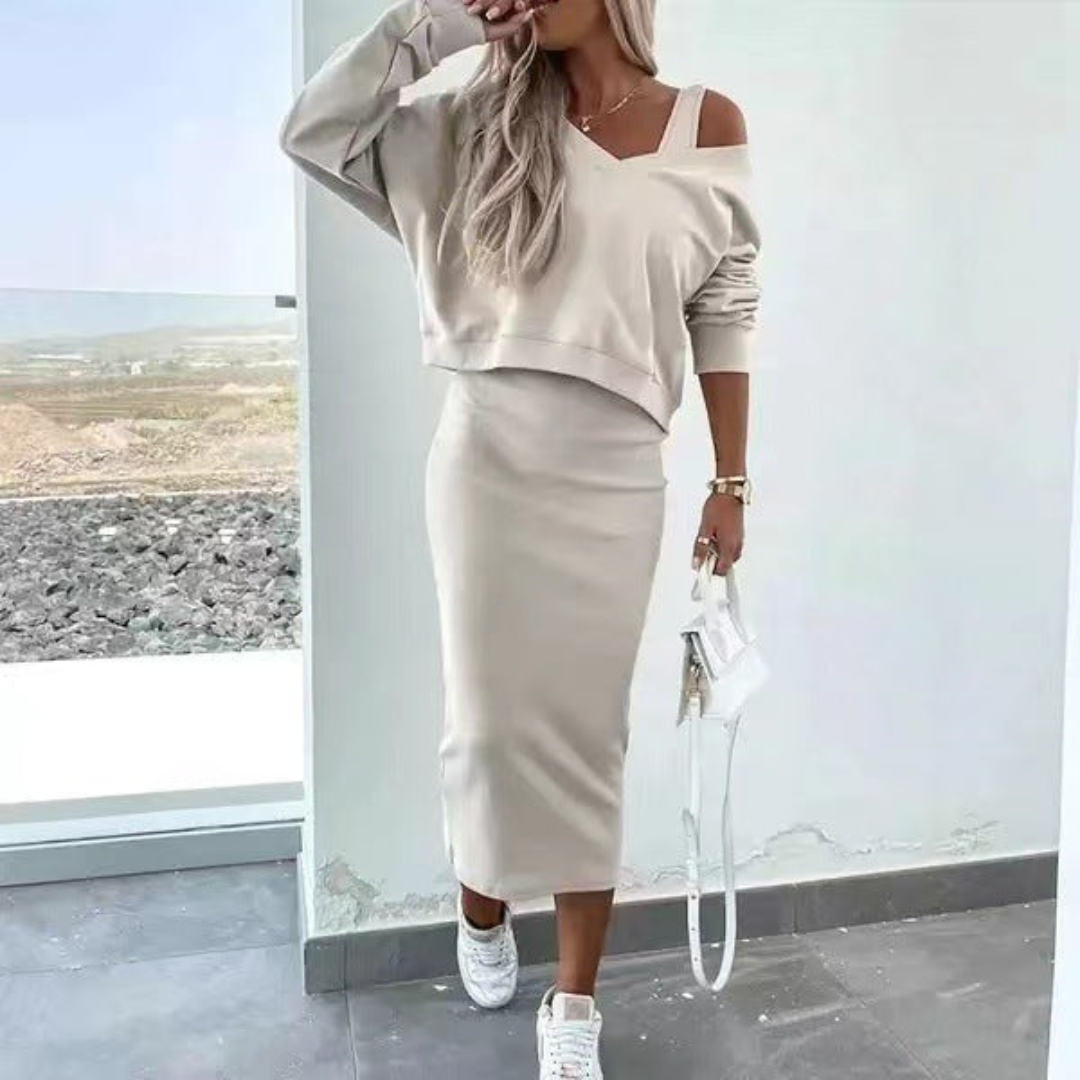 Edith™ | Tweedelige jurk set