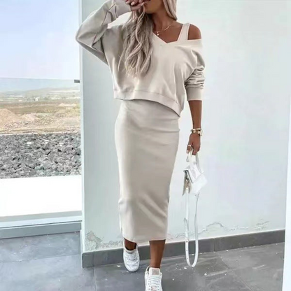 Edith™ | Tweedelige jurk set