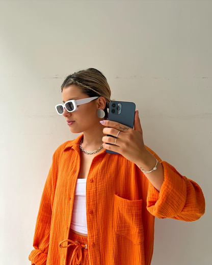 Monique™ | Katoenen tweedelige set