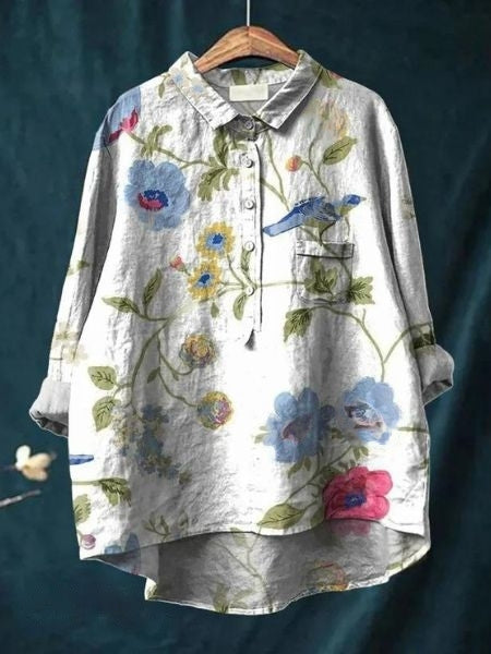 Louise | Blouse met bloemenprint