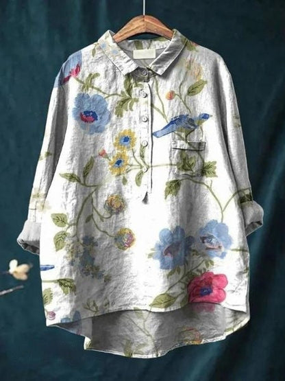 Louise | Blouse met bloemenprint