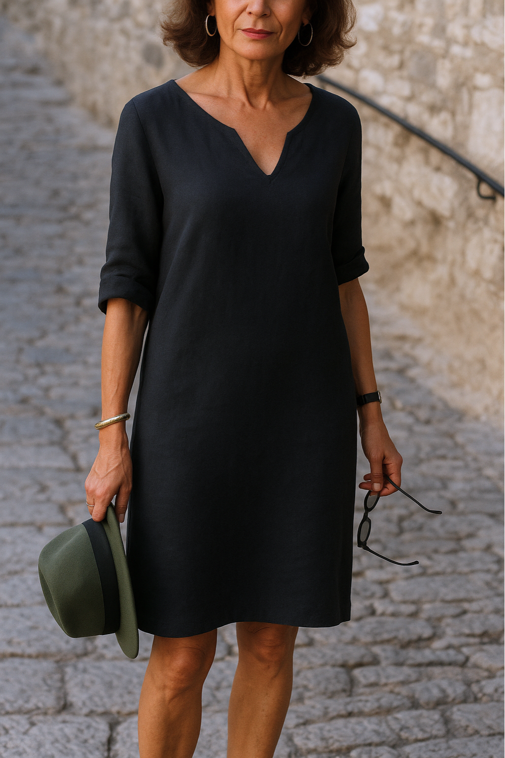 Ria™ | Elegante V-hals jurk
