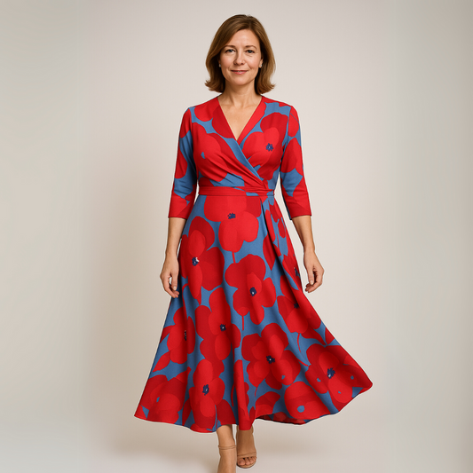 Emily - Luxe Bloemen Jurk
