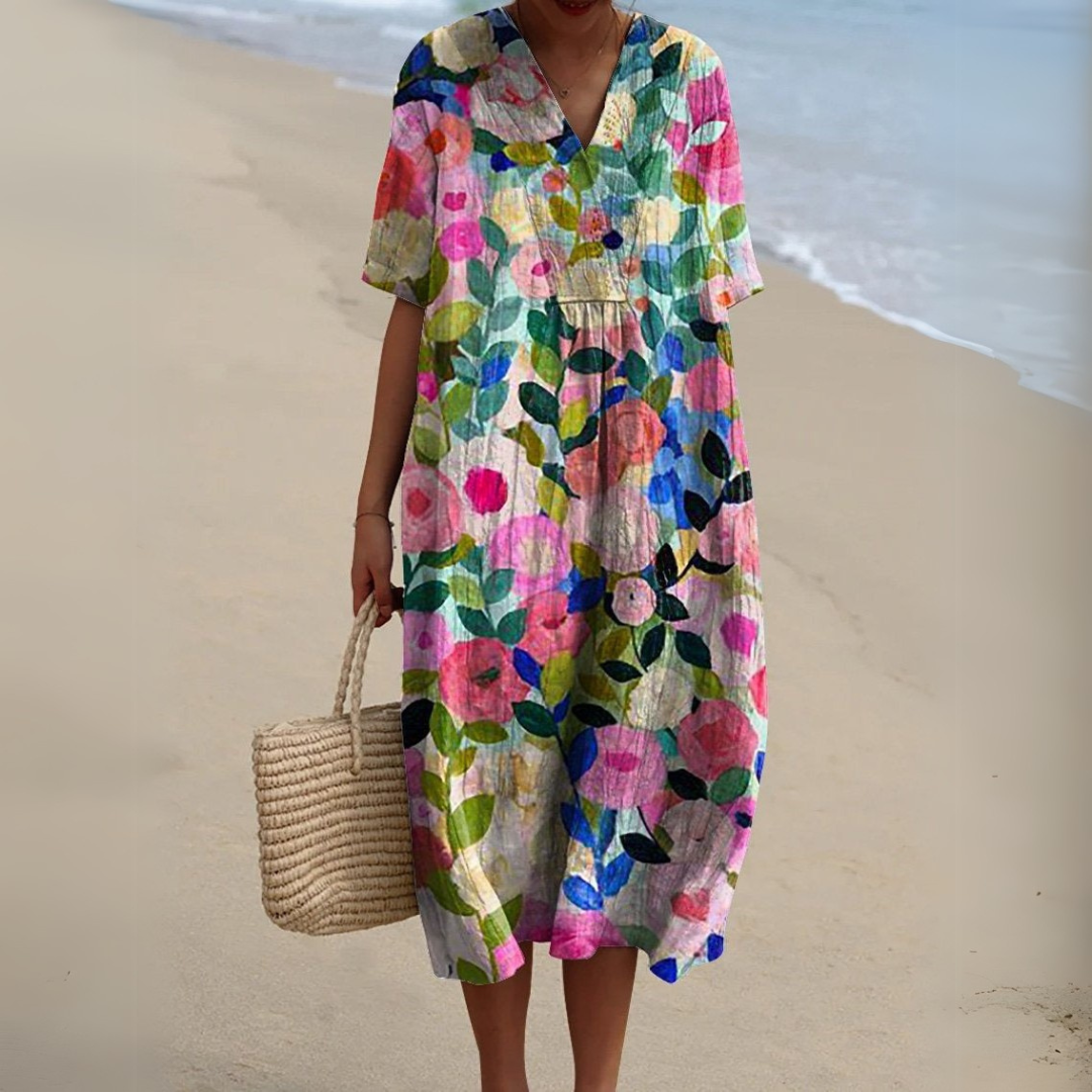 Nathalie™ | Elegante Bloemenjurk