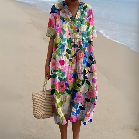 Nathalie™ | Elegante Bloemenjurk