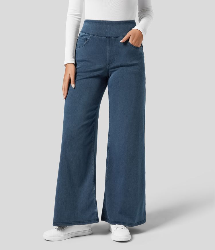 Evie™  | Comfy Elastische Broek met Hoge Taille
