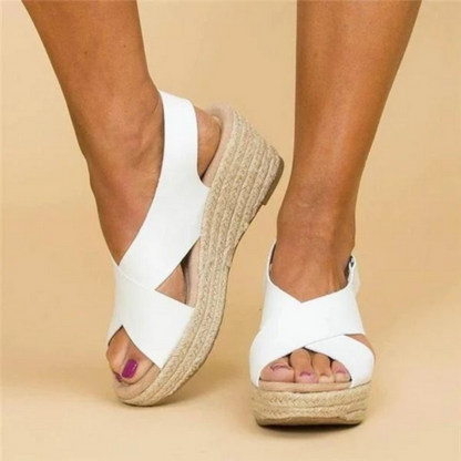 Corina™ | Orthopedische leren sandalen van hoogwaardig materiaal