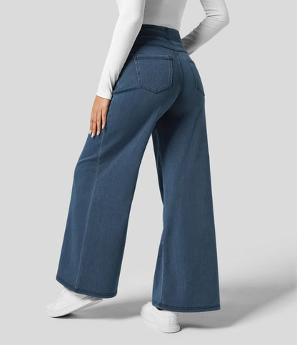 Evie™  | Comfy Elastische Broek met Hoge Taille