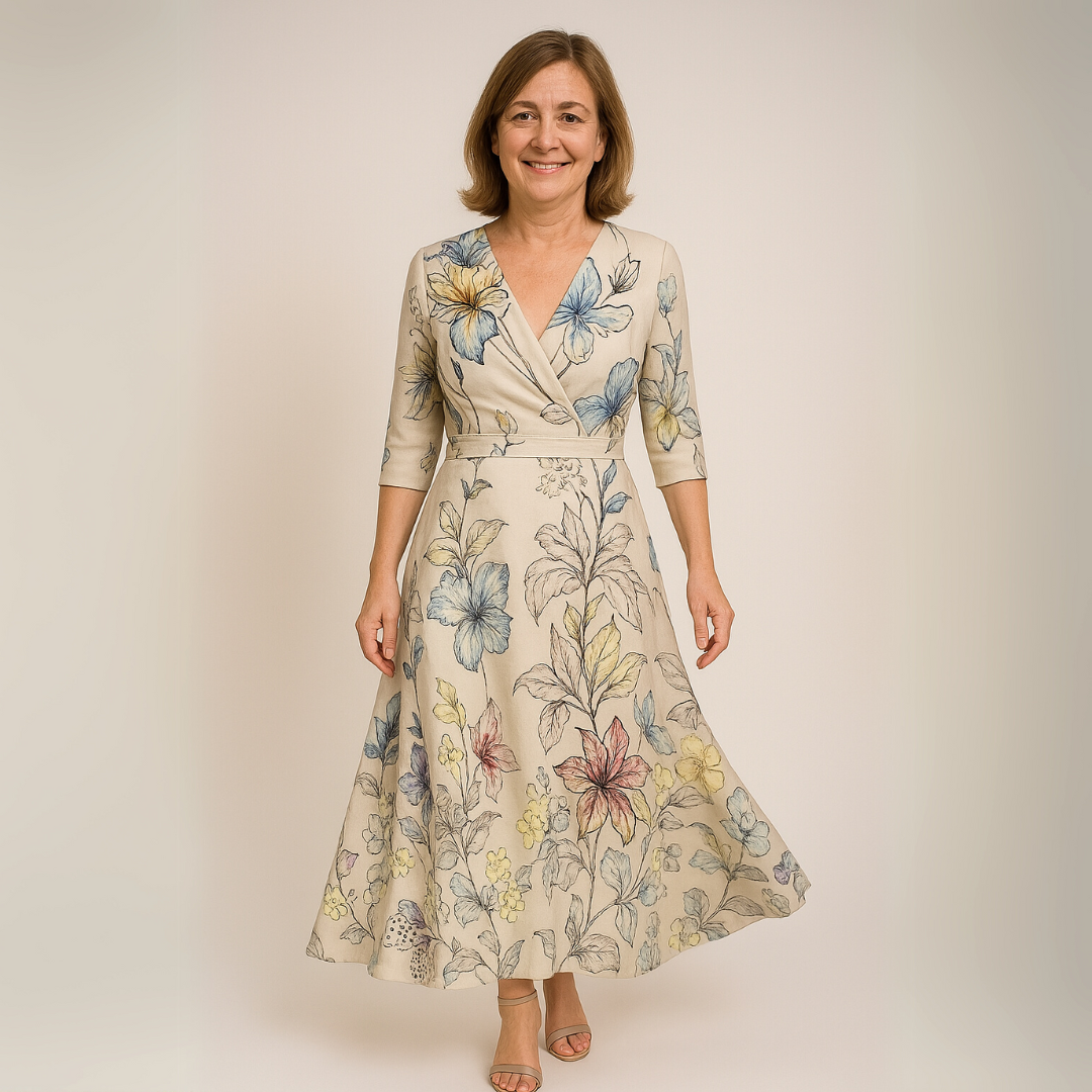 Emily - Luxe Bloemen Jurk