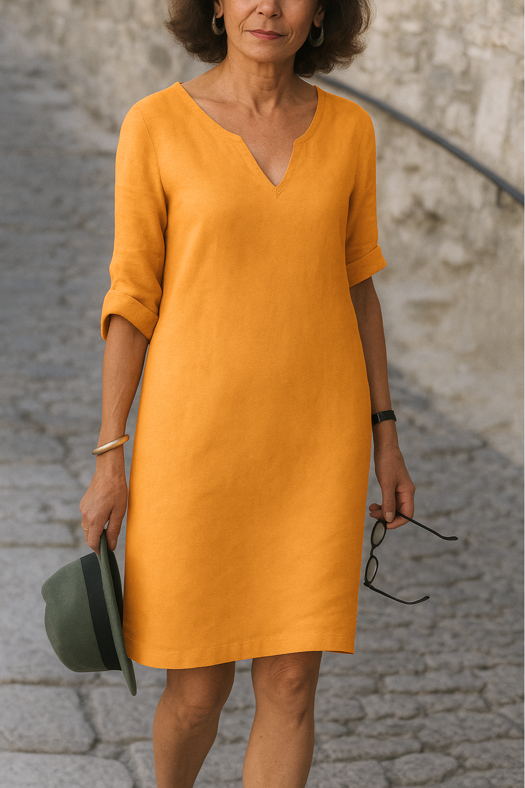 Ria™ | Elegante V-hals jurk