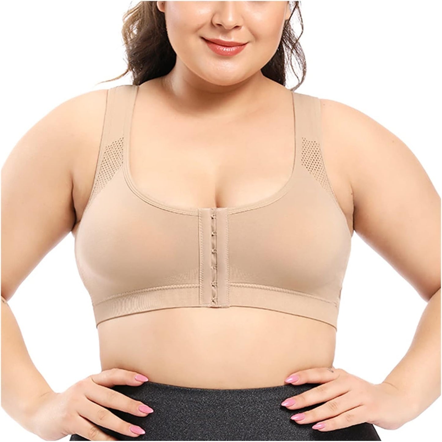 Rise & Support Front Closure Bra