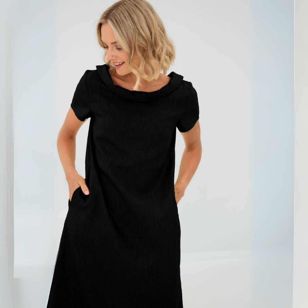 Alina™ | Zachte jurk met zakken