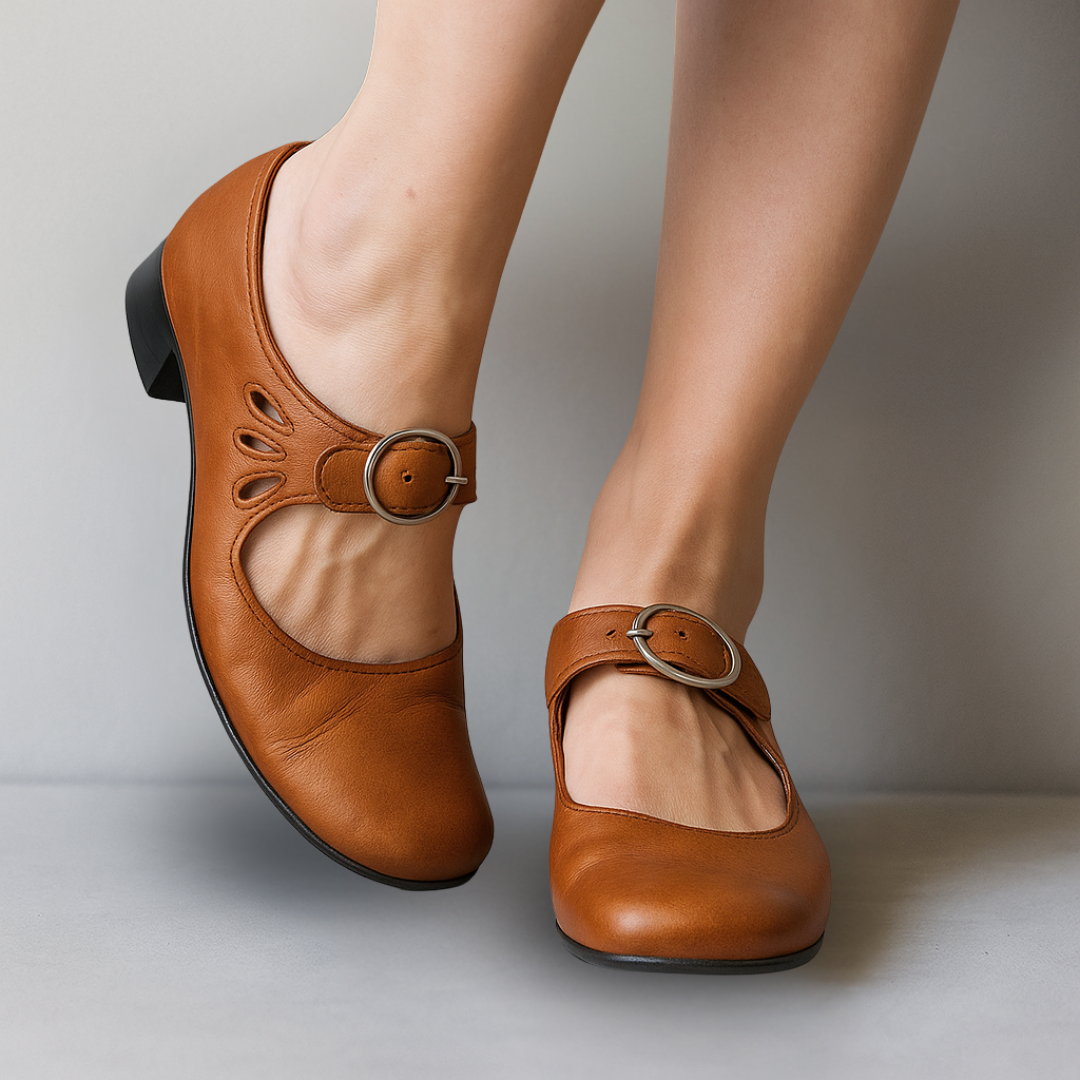 Els™ | Orthopedische leren sandalen met comfortabele sleezool