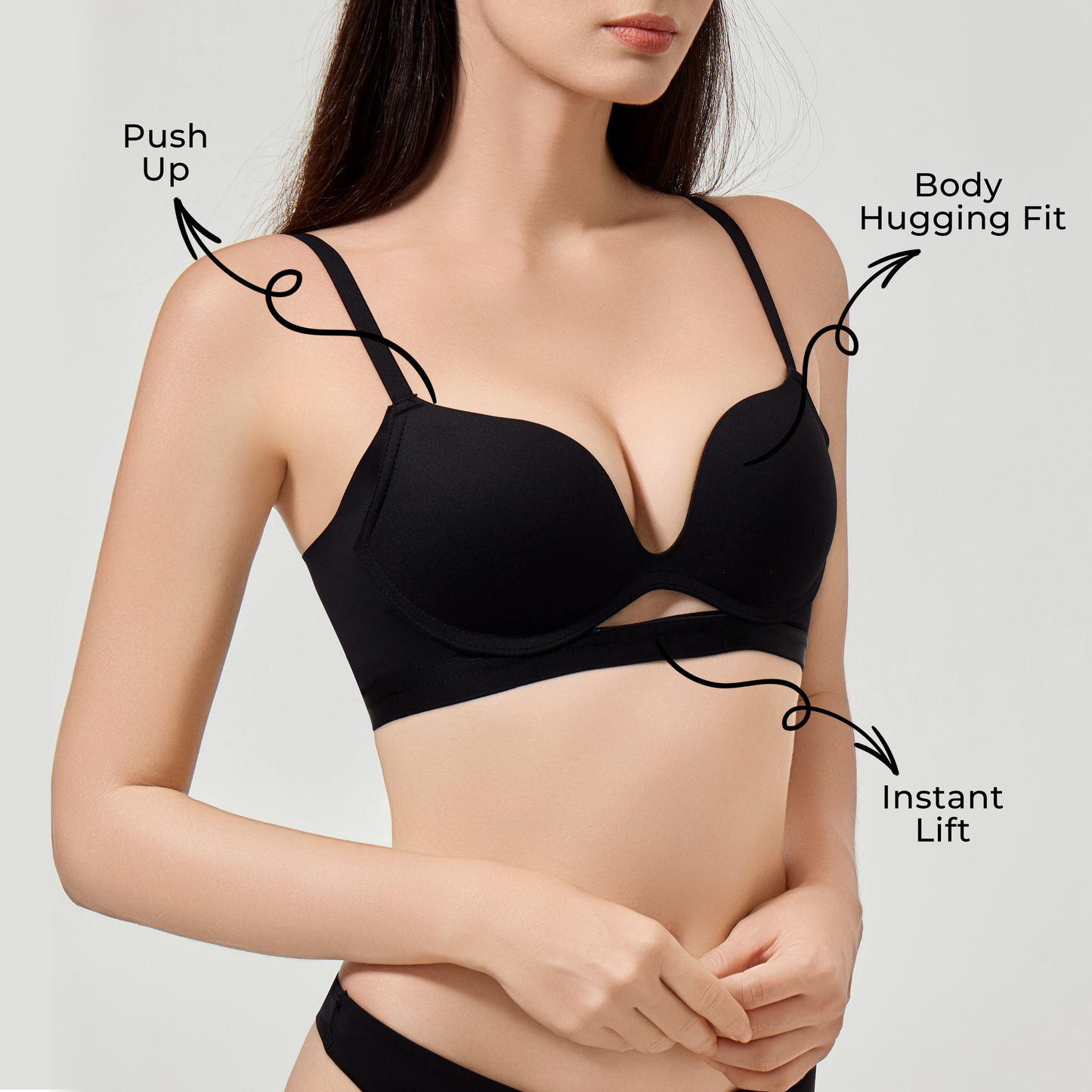 Office Elegance - Wireless Push-up Bra | BOGO