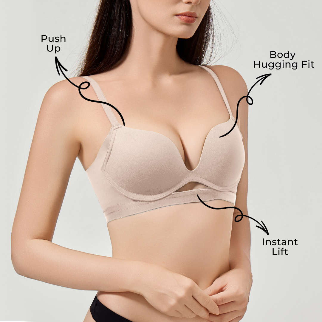 Office Elegance - Wireless Push-up Bra