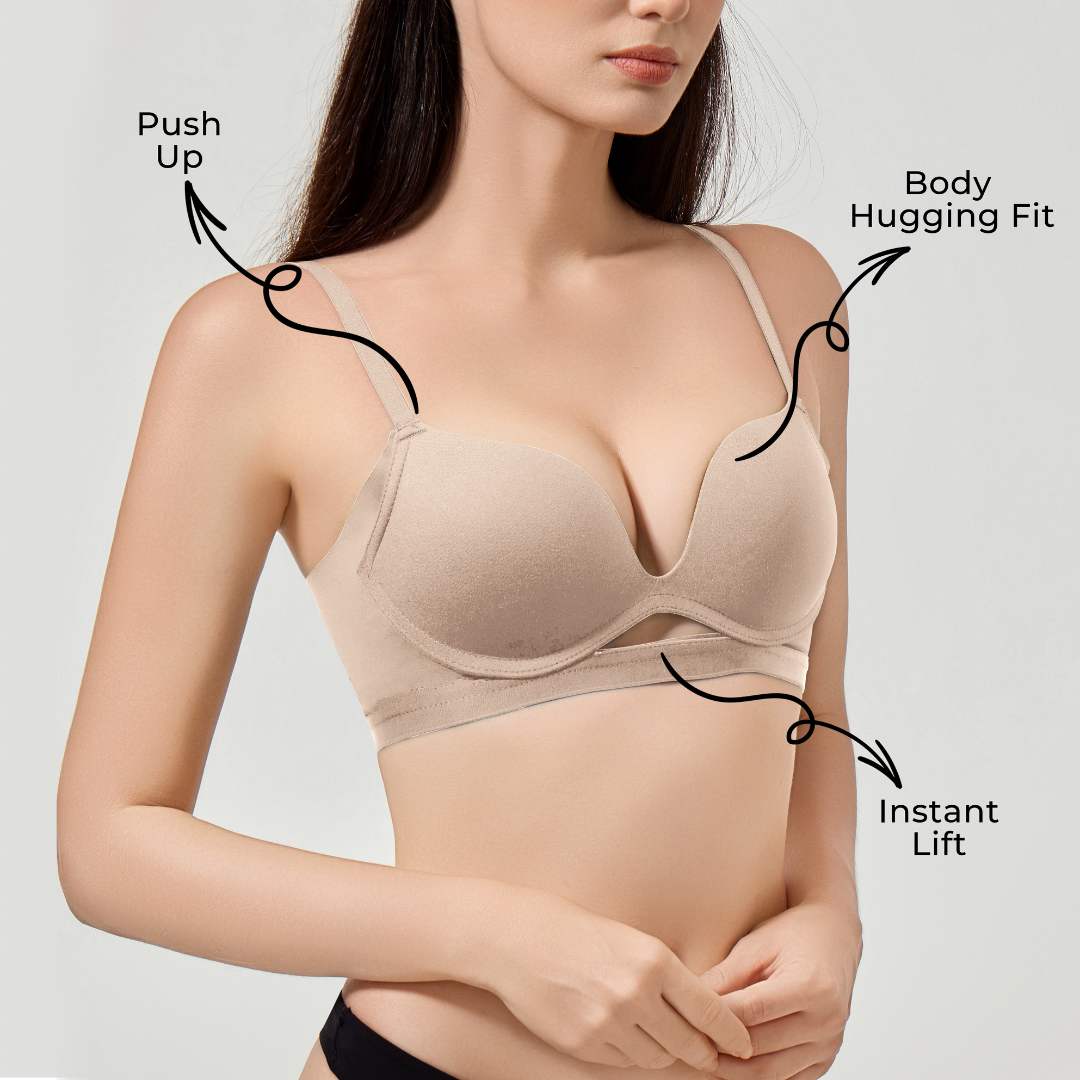 Office Elegance - Wireless Push-up Bra | BOGO