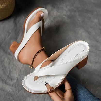 Saskia™ | Orthopedische Slipper met Hak