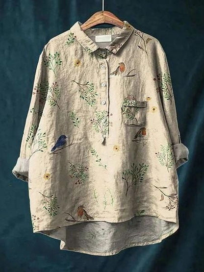Louise | Blouse met bloemenprint