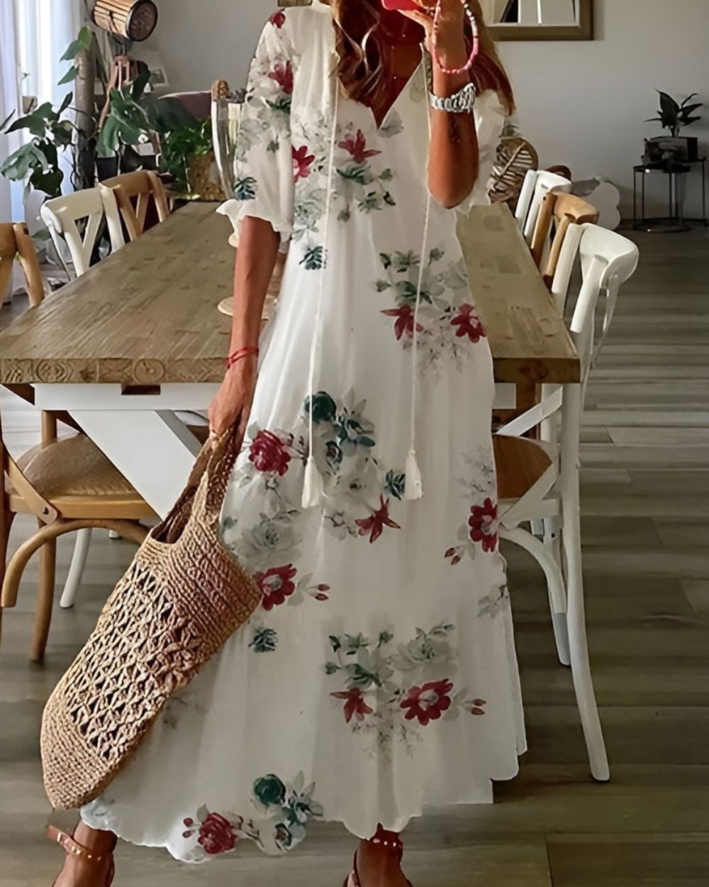 Annemiek™ | Elegante buikbedekkende jurk