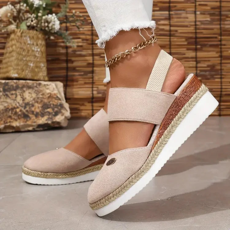 Andrea™ | Orthopedische sandalen met plateau zool