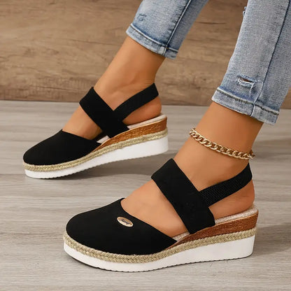 Andrea™ | Orthopedische sandalen met plateau zool