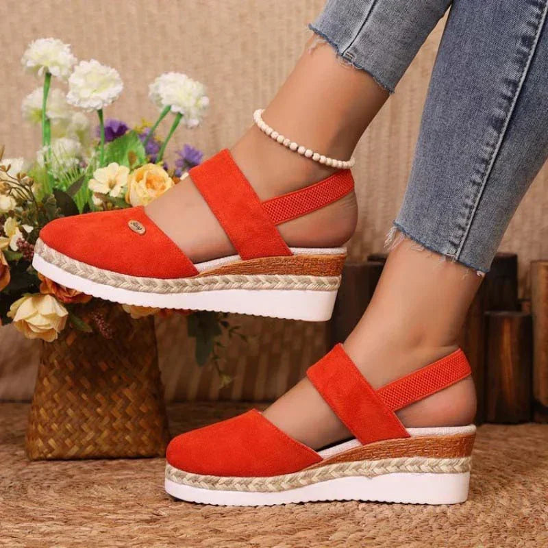 Andrea™ | Orthopedische sandalen met plateau zool