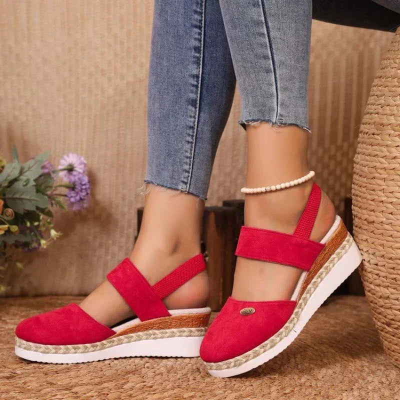 Andrea™ | Orthopedische sandalen met plateau zool