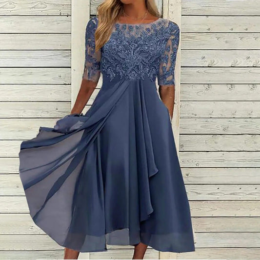 Chantal | Elegante Kant Jurk