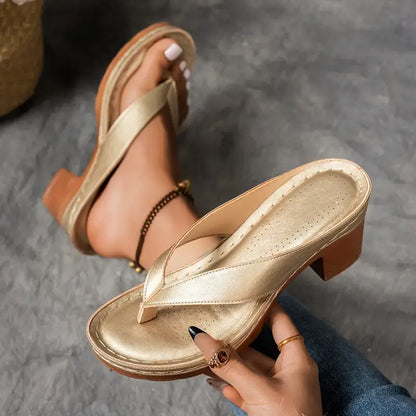 Saskia™ | Orthopedische Slipper met Hak