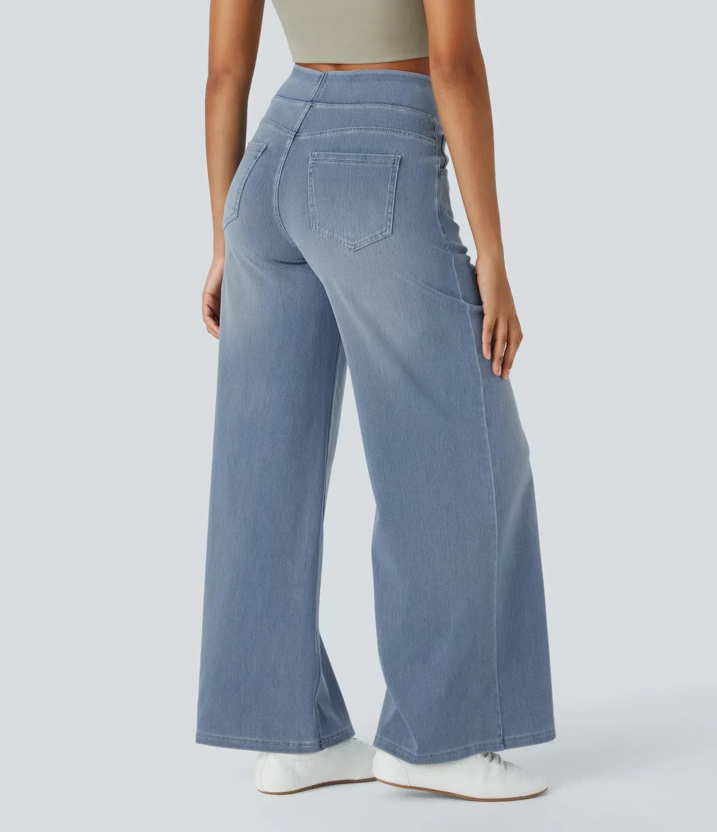 Evie™  | Comfy Elastische Broek met Hoge Taille