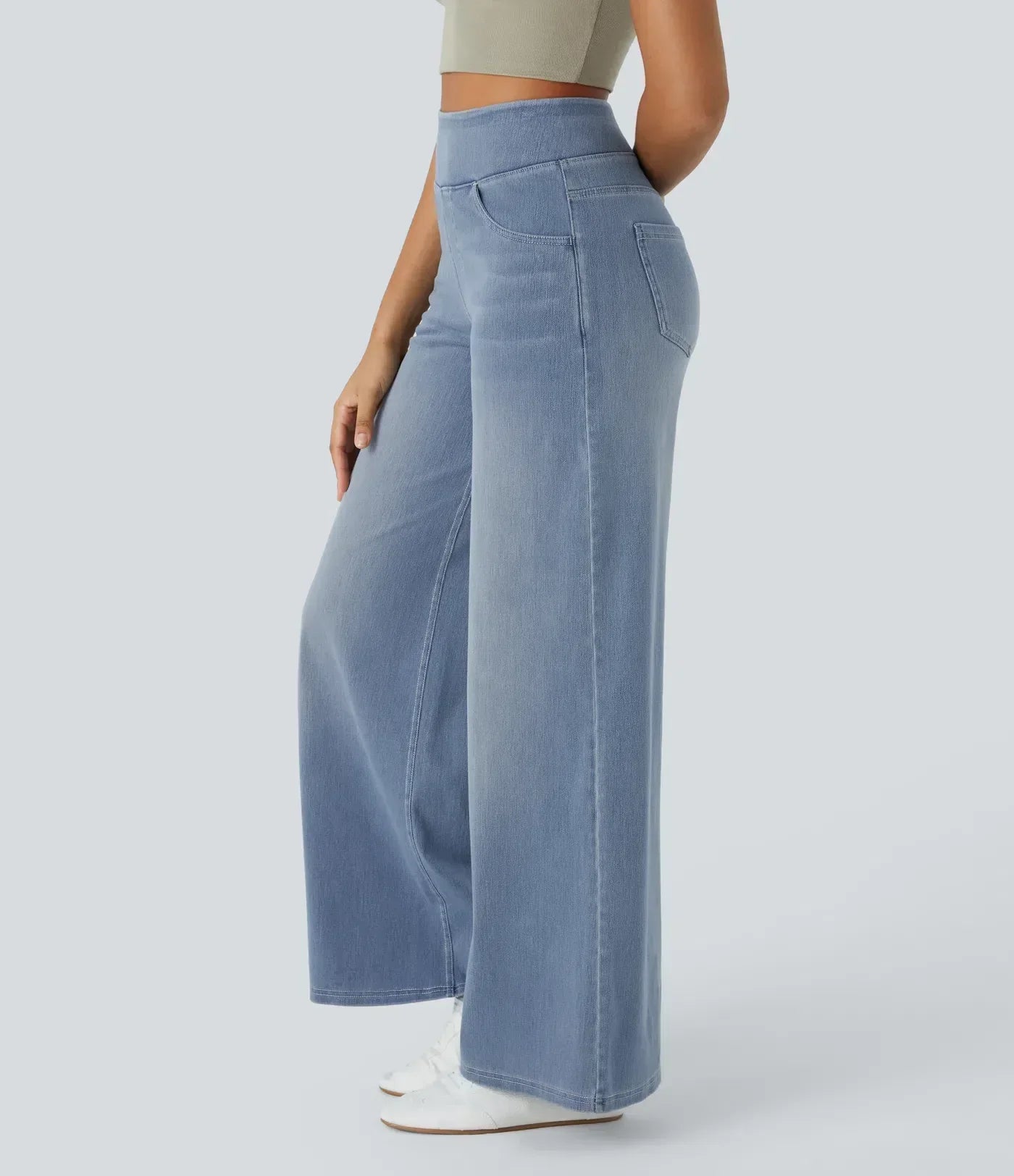 Evie™  | Comfy Elastische Broek met Hoge Taille