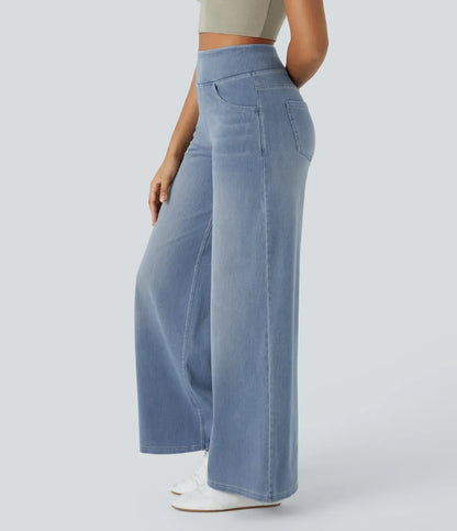 Evie™  | Comfy Elastische Broek met Hoge Taille