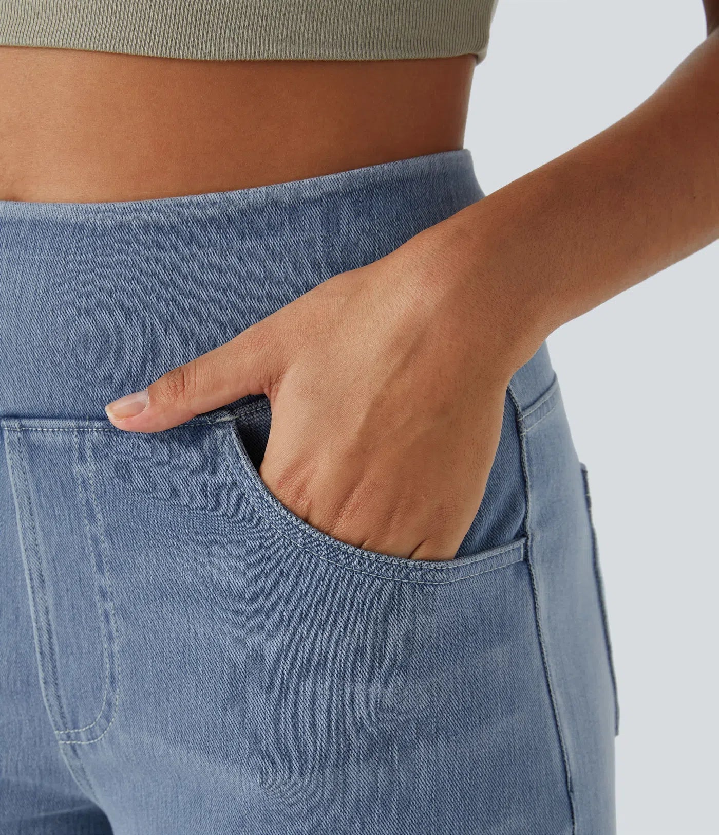 Evie™  | Comfy Elastische Broek met Hoge Taille