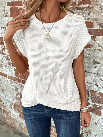 Ellis™ | Elegante blouse met ronde hals