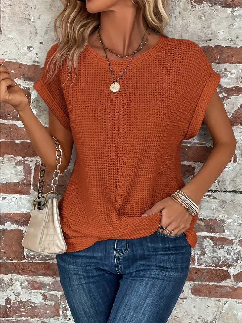 Ellis™ | Elegante blouse met ronde hals