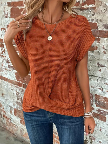 Ellis™ | Elegante blouse met ronde hals