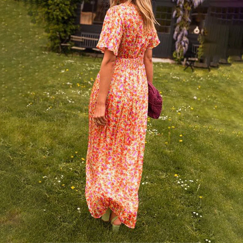 Sandra™ | Damesjurk met V-hals